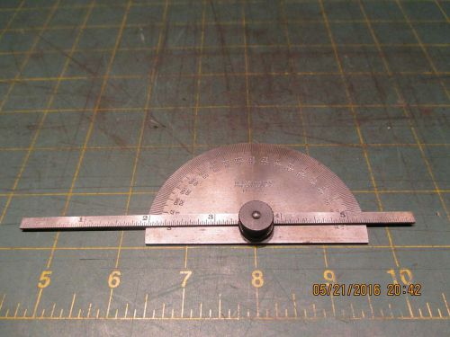 STARRETT * PROTRACTOR &amp; DEPTH GAGE * 493 * 6&#034;