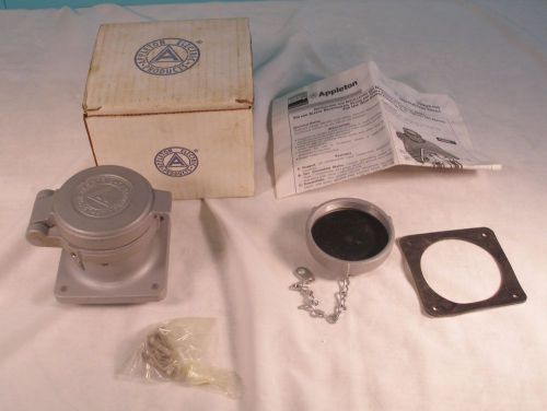 Appleton ADR3044 4-Wire 4-Pole 30-AMP Style, 1 Receptacle, NIB