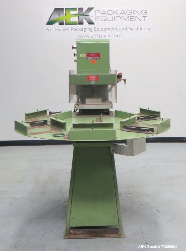 Used- Visual Thermoforming (Visual Pak) Model DS 6 Rotary Blister Sealer. Machin