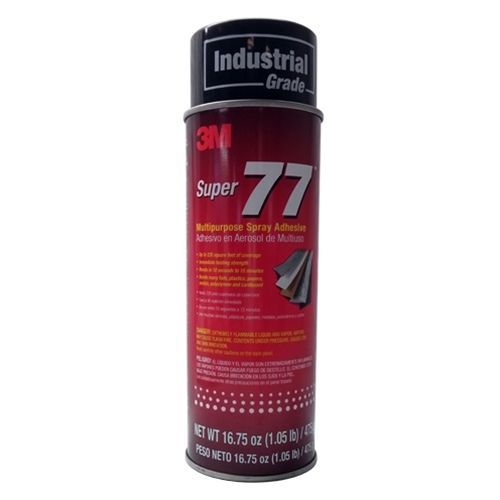 3M 77 Super Multipurpose Adhesive Aerosol, Clear 16.75 Oz. Aerosol Can