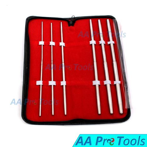 Pratt Uterine Dilator Set 6 Pieces Straight Gynecology Surgical Kit