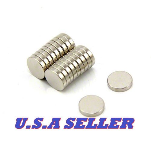 50PCS 10mm X 2mm Round Disc Strong Rare Earth Magnets Neodymium N52 U.S SHIPPED