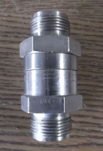 Nupro 1/2&#034; check valve  1 psi for sale