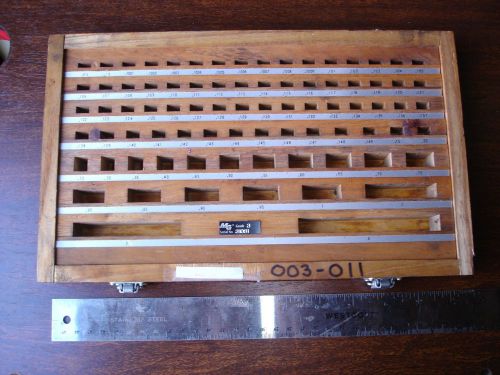 Auction 3 = MG EMPTY Wood Gage Block box Set Guage