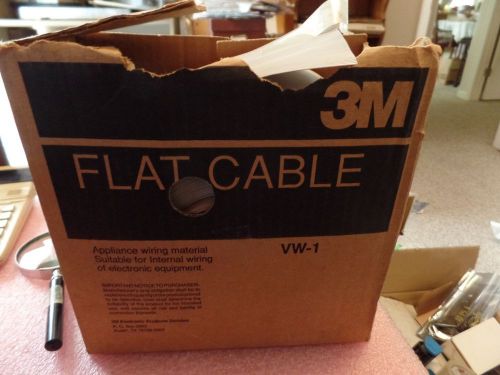 3M FLAT CABLE, 96 FT. COND. SIZE 28 AWG STR