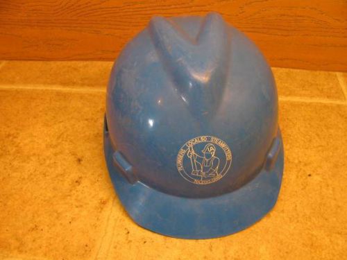 Vintage MSA V Guard Hard Hat Union Local 50 Plumbers Steamfitters MCA Toledo OH