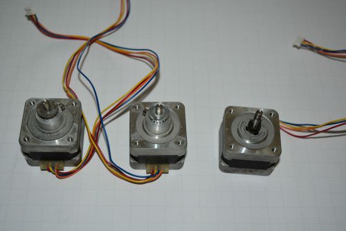 Lot of 3 Sanyo Denki Stepper Motors 1.8 DEG/STP 103-546-5540