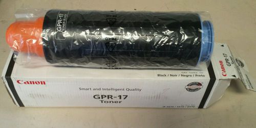 New Genuine OEM Canon GPR-17 Black Toner 0279B003AA ImageRunner 5070 5570 6570