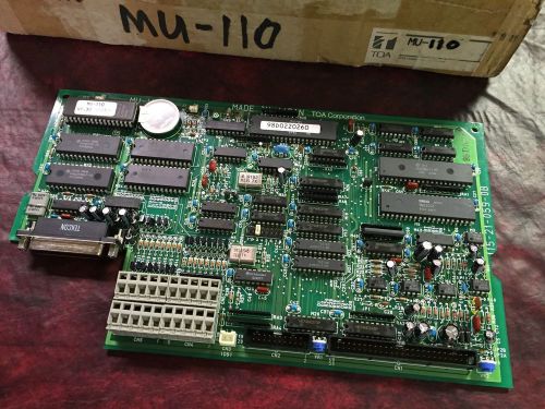 TOA MU-110 CIRCUIT BOARD