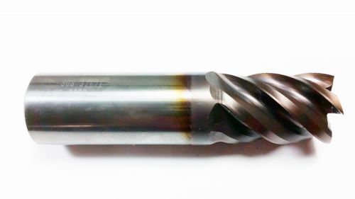 1&#034; sgs carbide ticn 5 flute finishing end mill (q 715) for sale