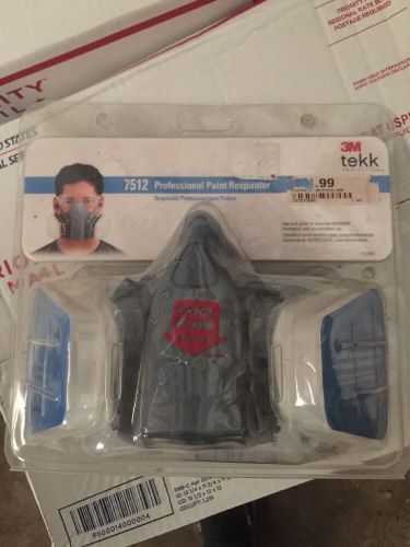 3M 7512Half-Mask Organic Vapor Respirator Assembly Medium Odor Protect Safe