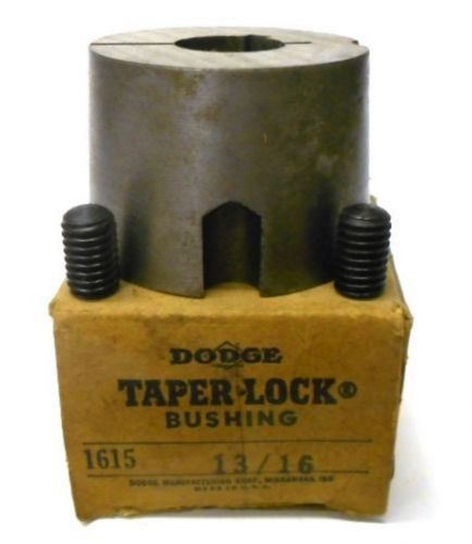 DODGE TAPER LOCK BUSHING 1615, 13/16&#034; BORE