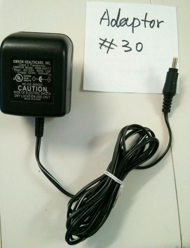 OMRON HEALTHCARE HEM-ADPT1 AC ADAPTER POWER SUPPLY CLASS 2 TRANSFORMER, 6VDC 500