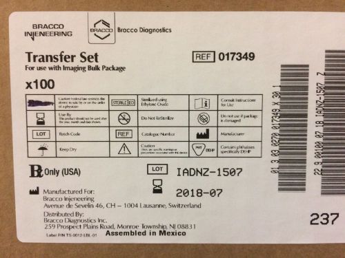 Bracco #017349 Transfer Set CS/50