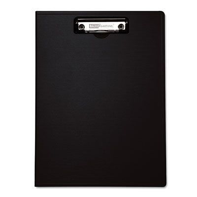 Portfolio Clipboard With Low-Profile Clip, 1/2&#034; Capacity, 8 1/2 x 11, Black