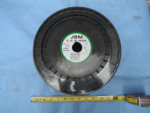 BRASS EDM WIRE (1) ONE 44# SPOOL .012&#034; 30 mm HARD MITSUBISHI SODICK FANUC P-15