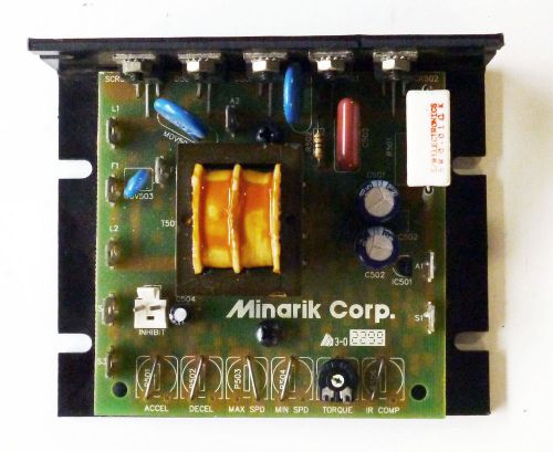 Minarik MM21001A DC Motor Speed Control Board - Input: 115V* 50/60 Hz* 1 PH* 8A