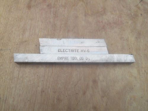 LATHE HSS TOOL BITS , 1/2 x 1/2 x 4&#034;  &amp; 7&#034;,   EMPIRE ,LSI, ELECTRITE , LOT OF 3