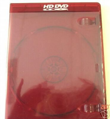 1000 red hd dvd high definition cd/dvd cases - bl72hd for sale