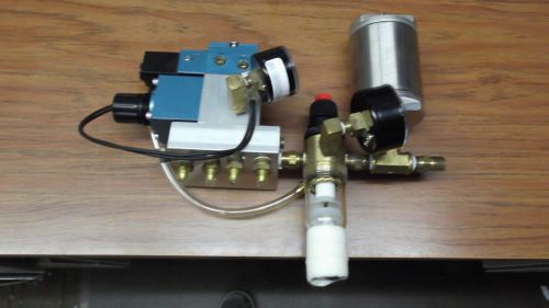 AIR MANIFOLD VALVE AND CONTROL ASSEMBLY W/ 24VOLT DC  SOLINOID BIMA ACCUMILATOR