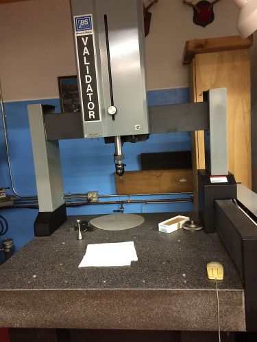 Brown &amp; sharpe validator cmm with mip renishaw adjustable head for sale