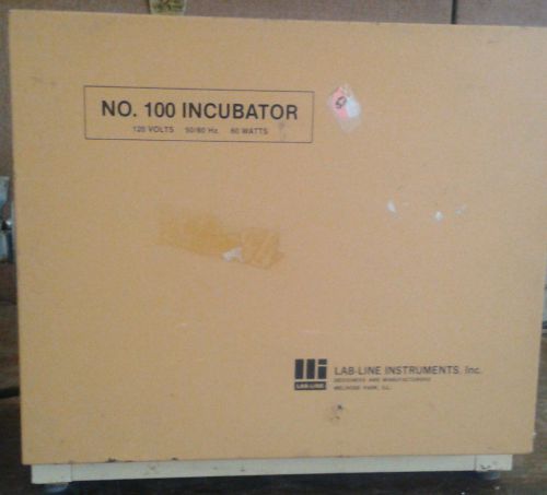 Lab-Line Instruments No.100 Incubator Compact Benchtop Model!