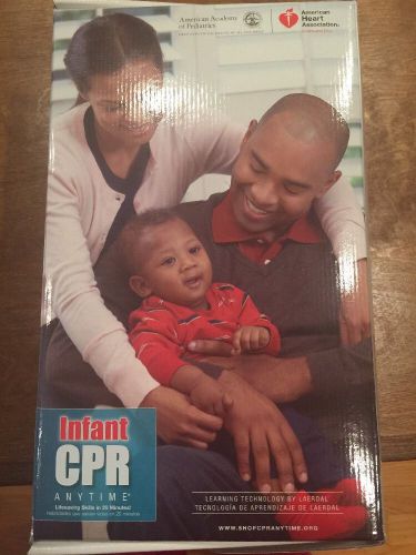 Laerdal INFANT CPR ANYTIME ~  DARK SKIN BABY~LEARNING MANIKIN KIT~ NEW