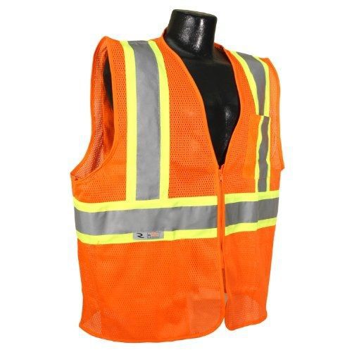 Radians SV225-2ZOM-3X Polyester Mesh Economy Class-2 Fire Retardant Vest with