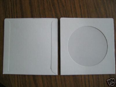 1000 PCS   CARDBOARD CD SLEEVES W/ WINDOW  - SF10