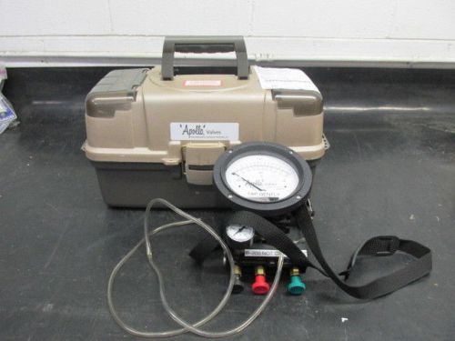 Apollo/ conbraco valve pressure gauge kit with carrying case and attachments. for sale