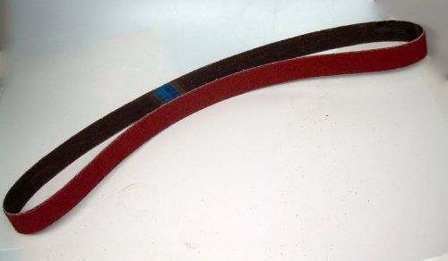 (2) 3M 1&#034; x 42&#034; Cloth Sanding Belts 36 grit type 9894E 51141-55038 YF-weight