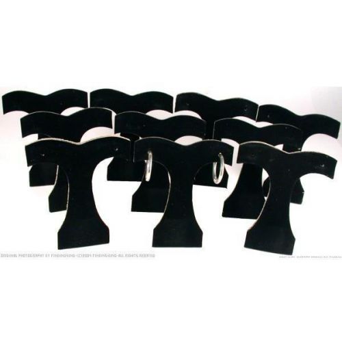 10 Black Velvet Earring Display Tree Jewelry Showcase