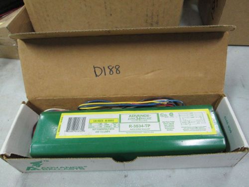 Advance E-Pack 34 Ballast #R-3S34-TP 120V 60 Hz Class P Type HL (NIB)