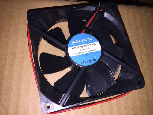 Globe Motors D36-B10A-04W3-100 cooling fan (3.62&#034; SQ/92MM)