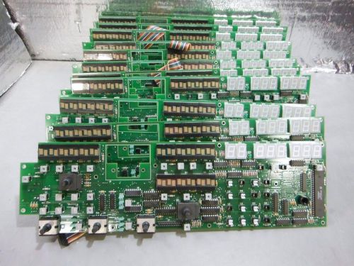 8- lumex lds-c512ri leds 9 hdlg-2416 leds 5 variable resister pots more on board for sale