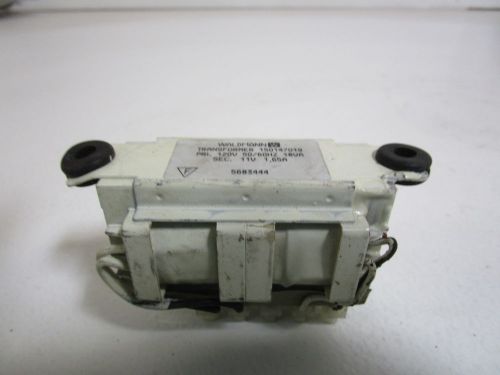 WALDMANN TRANSFORMER 120V 150147019 *USED*