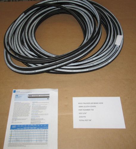 Ryco air brake hose t56 5/16&#034; 100r5/ 2,250 psi/ 96 feet for sale