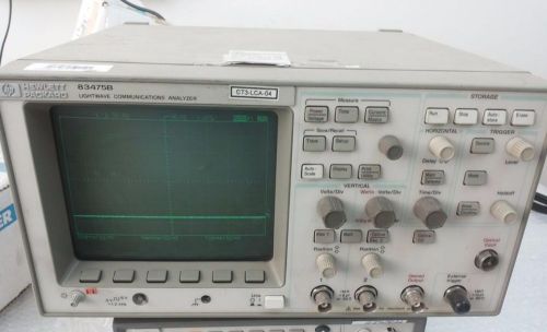 HP Hewlett Packard 83475B Lightwave Communications Analyzer