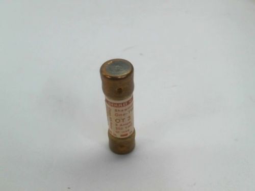 Gould Shawmut OT3 One Time Ferrule Type Fuse