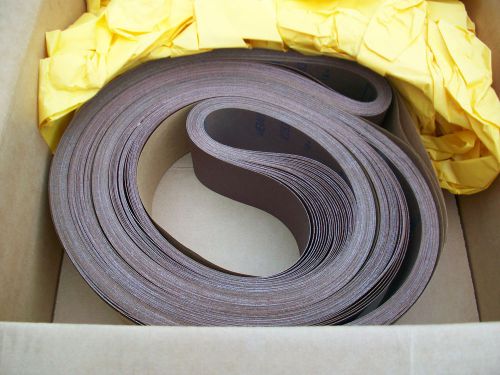 25pc 3M Three-M-Ite Sanding Belts 331D  3&#034; X 132&#034;  RESIN BOND CLOTH  NEW IN BOX