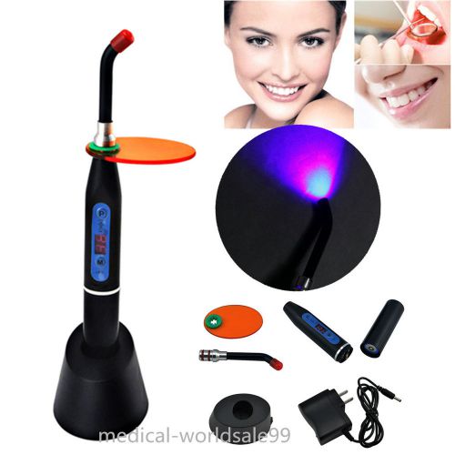 USPS 2-5 Ship Dental 5W Wireless LED Curing Light Lamp 1500mW/cm? High Power Tip