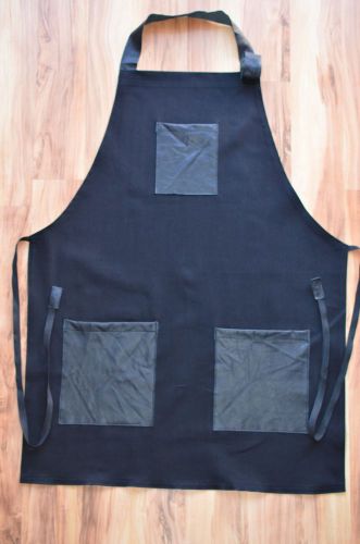 Apron leather pockets for tools woodwork &amp; crafts work machinist barber bdblp for sale