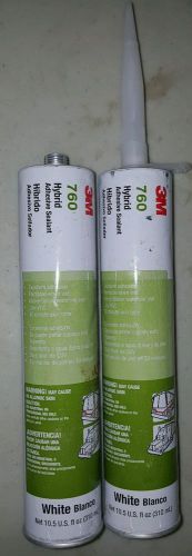 2 Tube Lot 3M 760 Hybrid Adhesive Sealant  Above / Below waterline   Low VOC