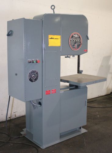 20&#034; thrt 13&#034; h doall 2013-2 vertical band saw, 5 hp vari-drive, tilt tbl for sale