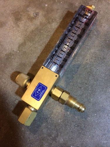 L-32 Brass Flowmeter Flow Meter Gauge Gage welding 200 PSIG MAX