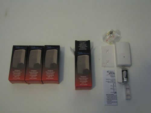 (4) Secure Wireless GE ITI Caddx EV-DW319 Door/Window Garage Overhead Contacts