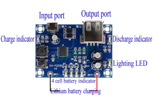 Micro USB 3.7-4.2V Lithium Battery Charging Discharge Board Phone Charger Module