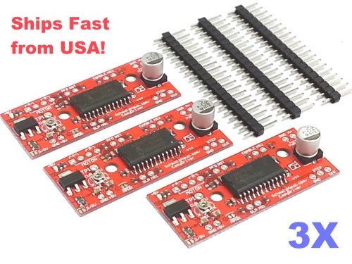 3 PCS EasyDriver V4.4 Shield Stepper Motor Driver A3967 Arduino Ships from USA