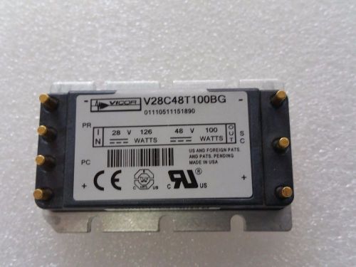 Vicor V28C48T100BG DC/DC Converter 100W 28V In 48V Out, New in Original Pack