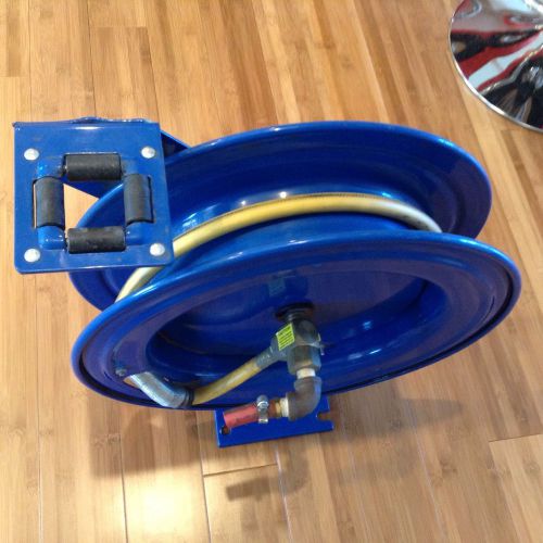COXREELS P-LPL-335 reel, holds 35 FT of 3/8&#034; ID hose, REEL ONLY, GREAT condition